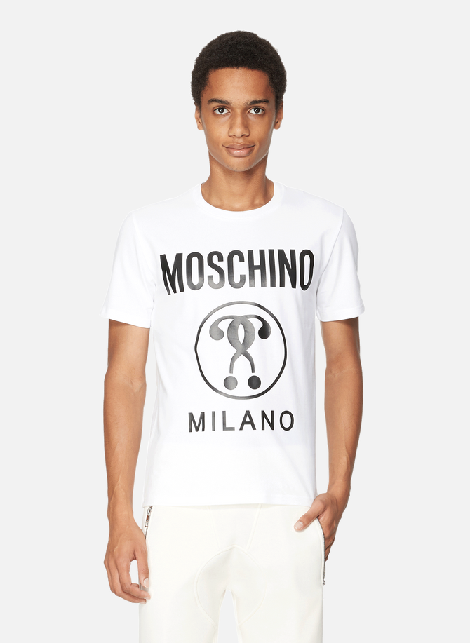 Double Question Mark cotton T-shirt MOSCHINO