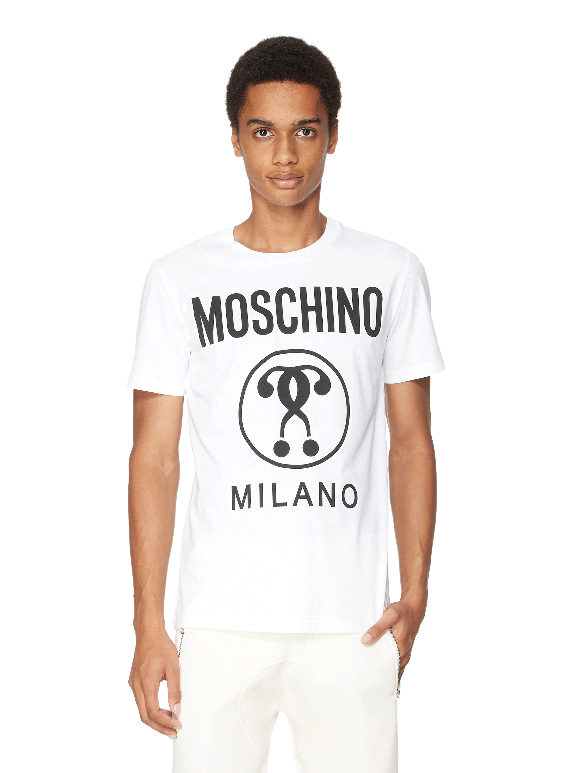 white moschino shirt mens