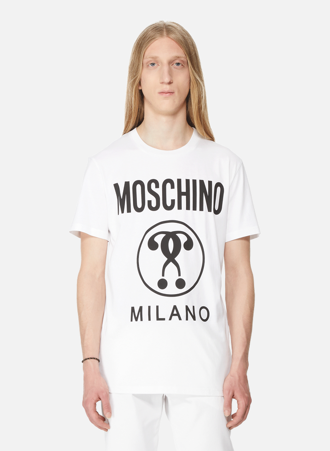 Double Question Mark cotton jersey T-shirt MOSCHINO