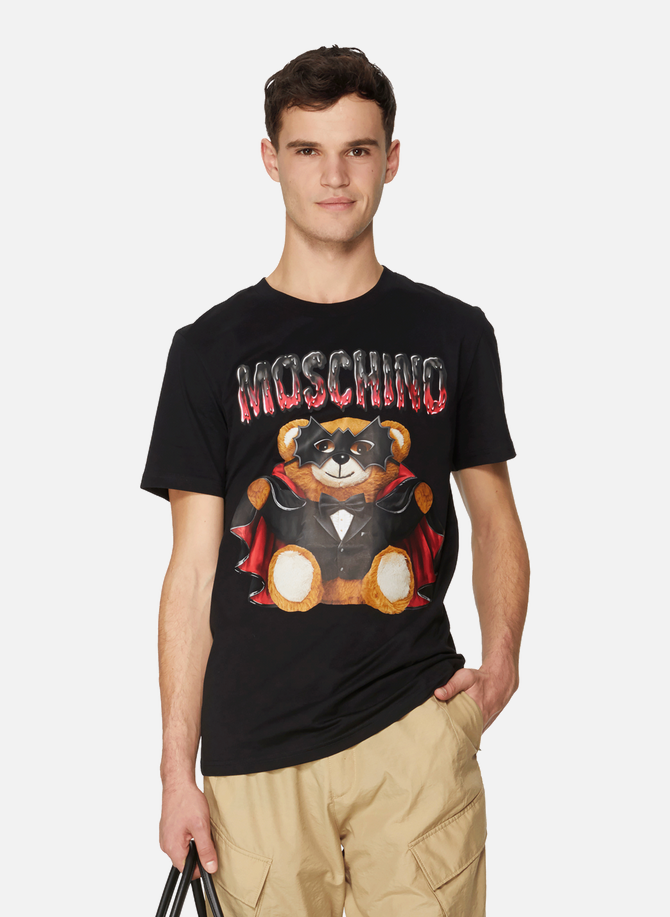 Teddy T-shirt in cotton MOSCHINO