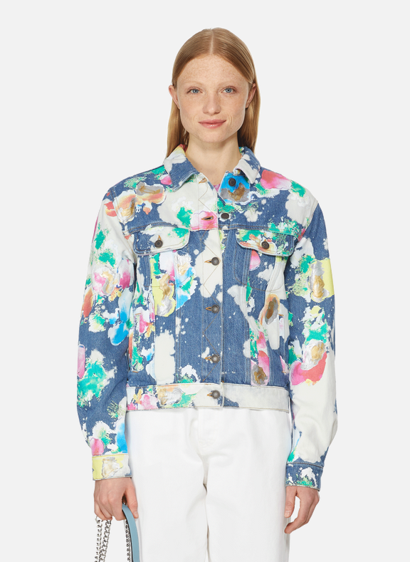 MOSCHINO Printed denim jacket Multicolour