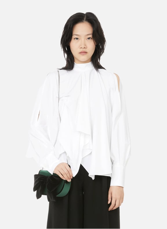 Batwing sleeve shirt White by MOSSI MOSSI Batwing sleeve shirt White