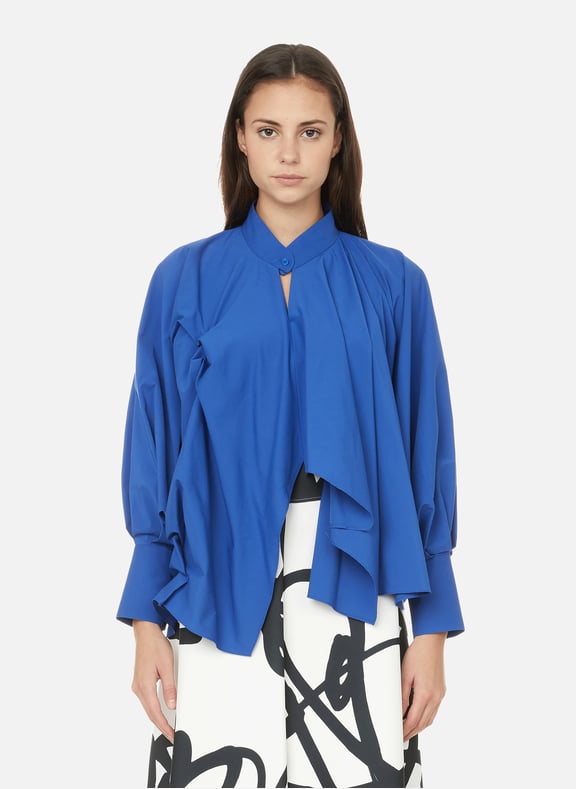 Batwing sleeve shirt Blue by MOSSI MOSSI Batwing sleeve shirt Blue