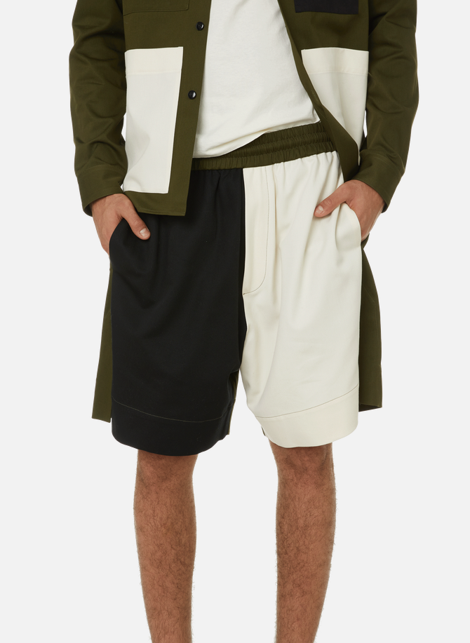 Tricolour organic cotton shorts MWORKS