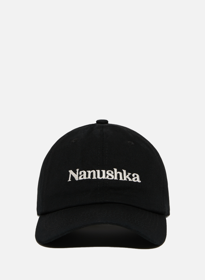 Logo organic cotton baseball cap NANUSHKA
