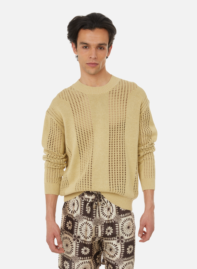 Jace cotton-blend knit jumper NANUSHKA