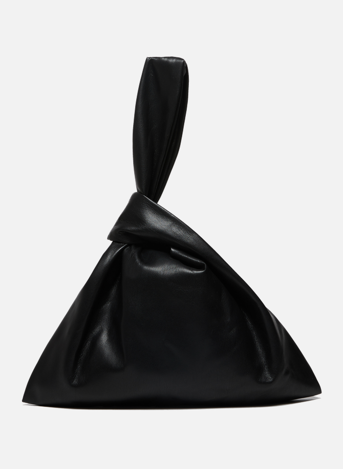 Asymmetric-handle faux-leather Tote bag NANUSHKA