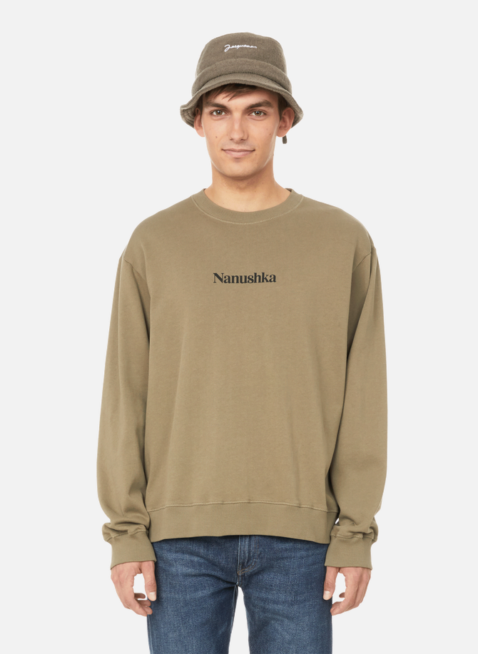 Sweatshirt with printed logo NANUSHKA