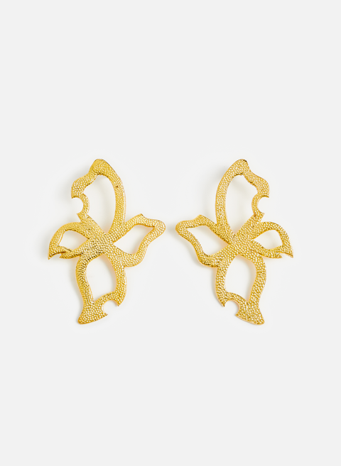 Boucles d'oreille fleurs GoldenNATIA X LAKO 