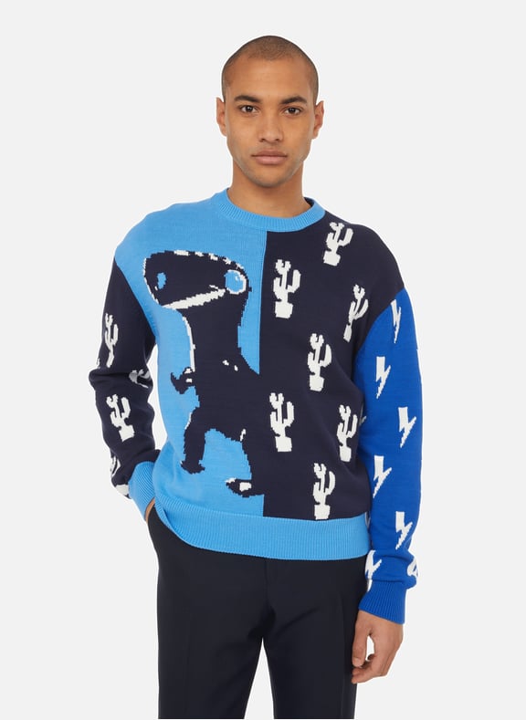 Cotton jumper Multicolour by NEIL BARRETT NEIL BARRETT Cotton jumper Multicolour
