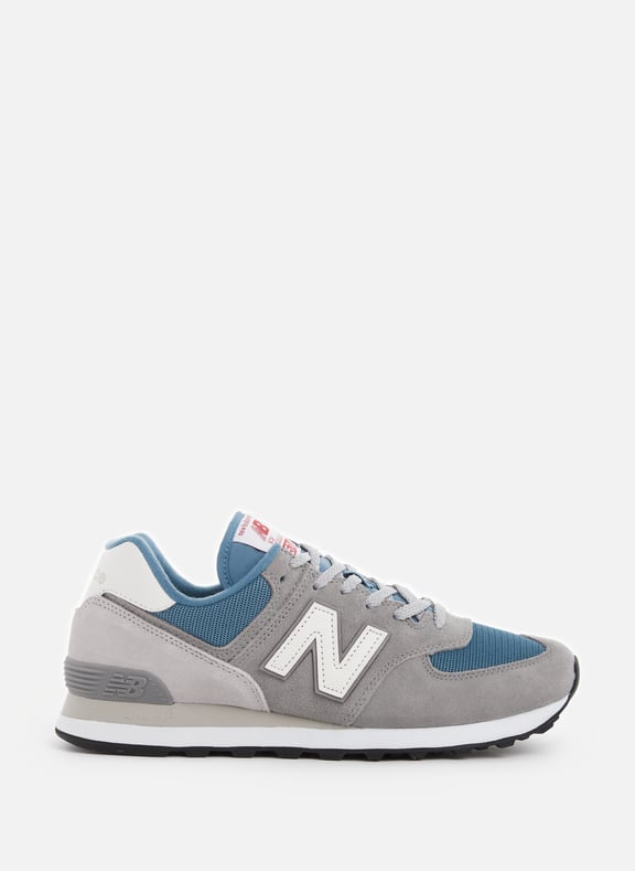 574 low-top leather sneakers Grey by NEW BALANCE NEW BALANCE 574 low-top leather sneakers Grey