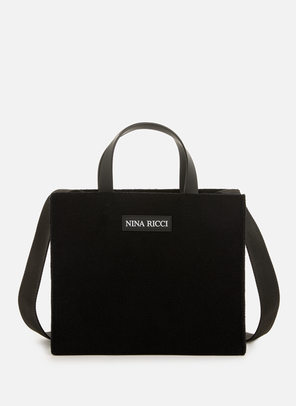 NINA RICCI Handbag with logo patch Black