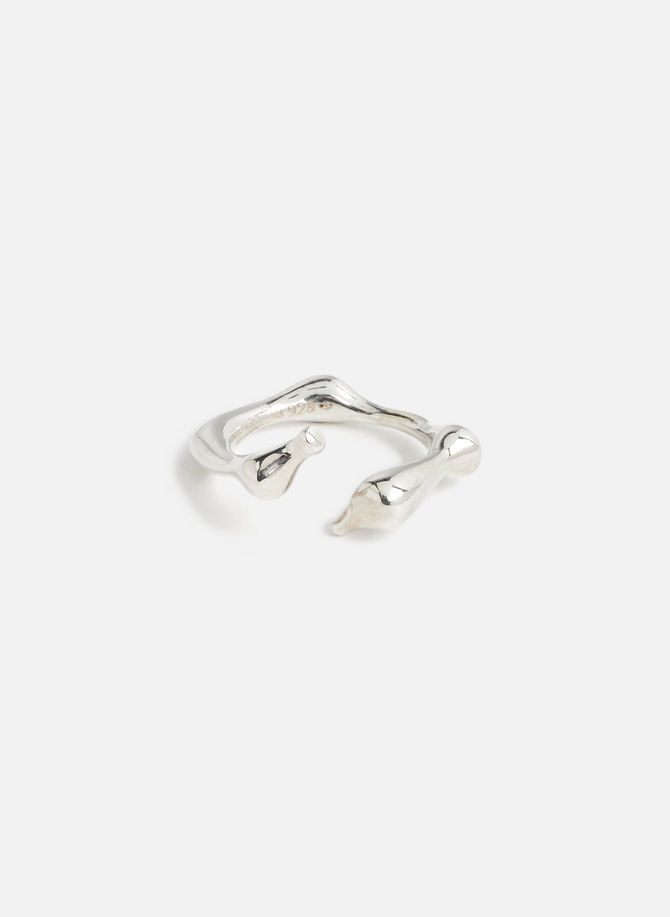 Gravity silver ring NU ATELIER