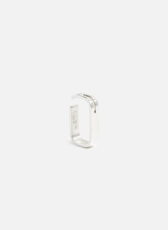 Rhod silver ear cuff Silver by MANU ATELIER MANU ATELIER Rhod silver ear cuff Silver