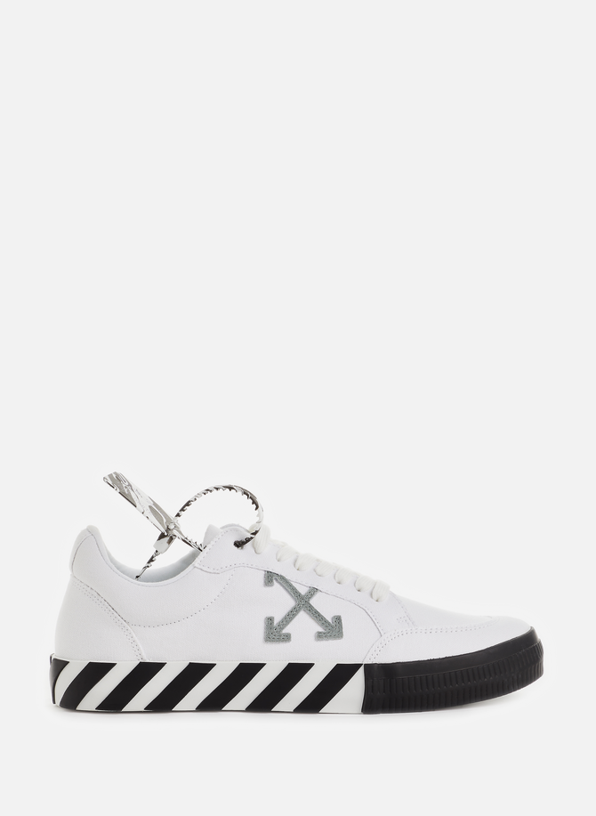 Low Vulcanized canvas sneakers OFF-WHITE
