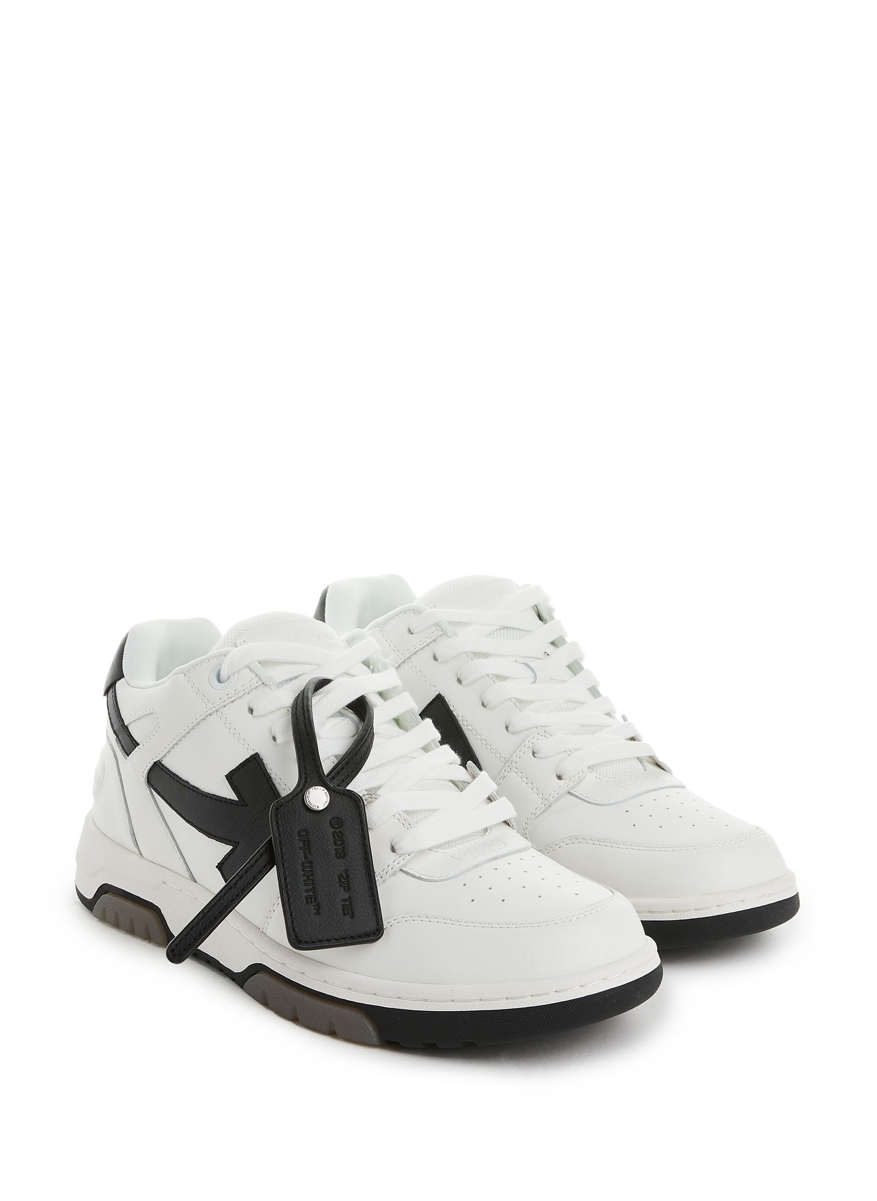 OUT OF OFFICE LEATHER SNEAKERS - OFF WHITE for MEN | Printemps.com