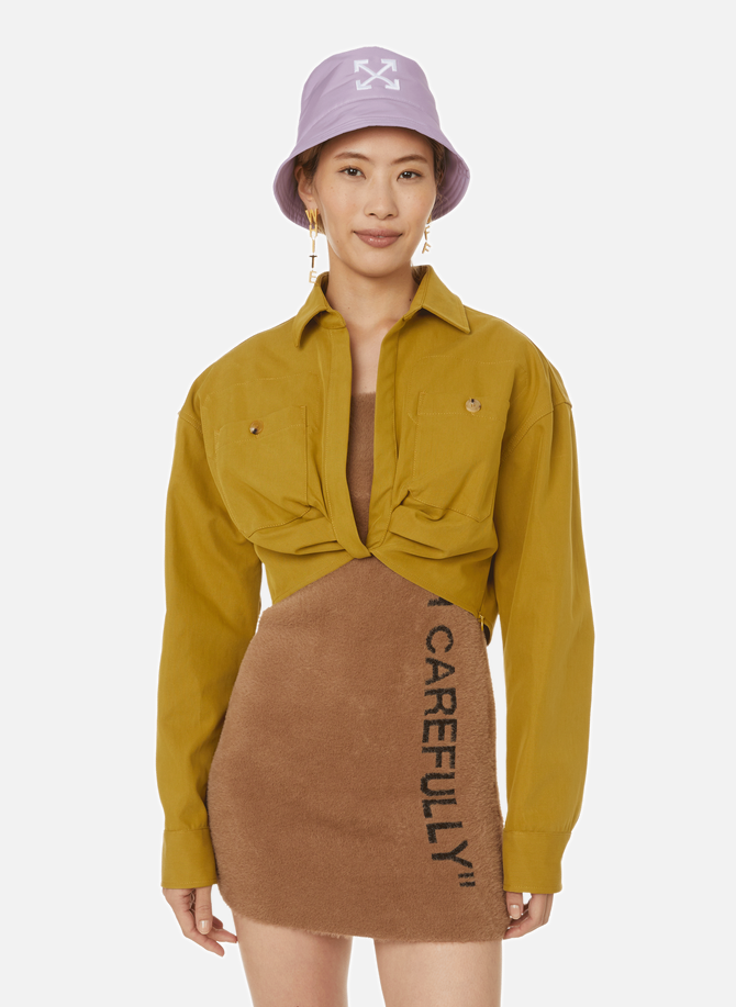 Cropped cargo shirt OFF-WHITE