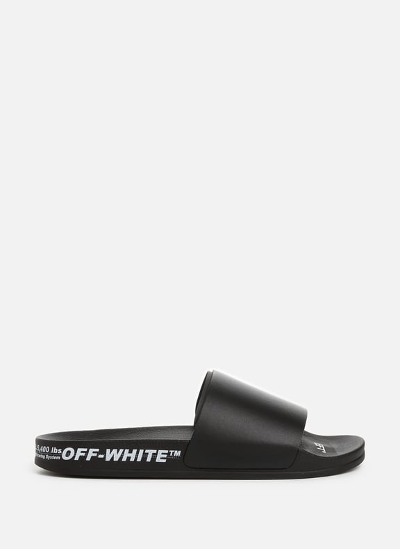 Logo sliders Black by OFF-WHITE OFF-WHITE Logo sliders Black