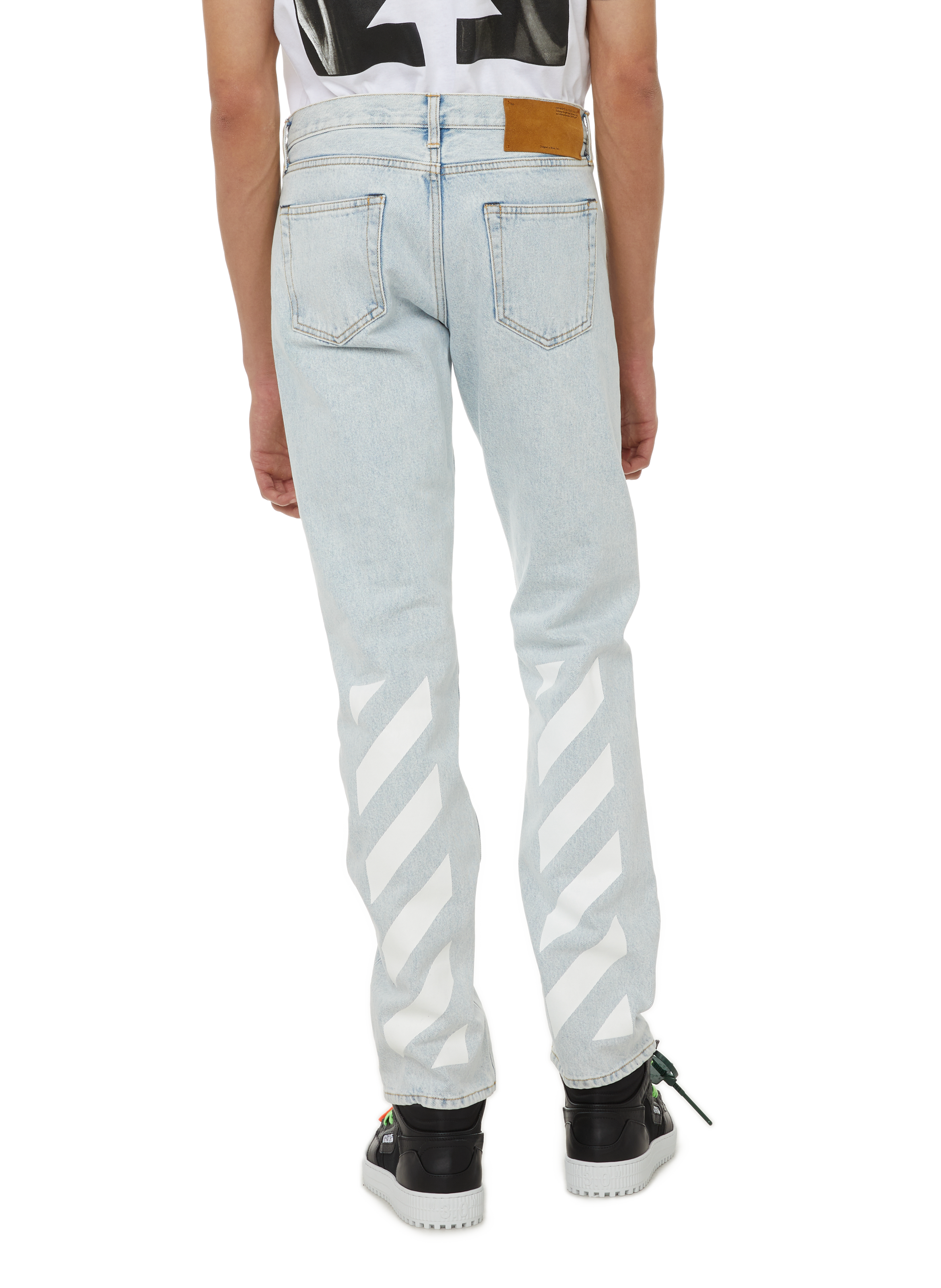 off white skinny jeans mens