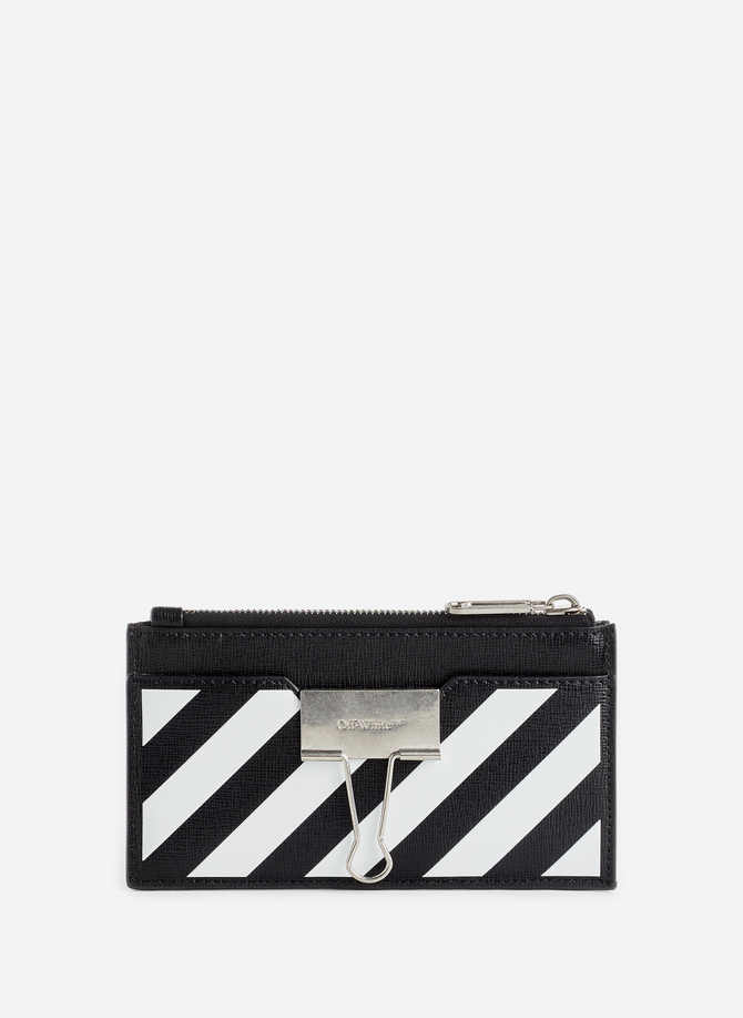 Leather purse  OFF-WHITE