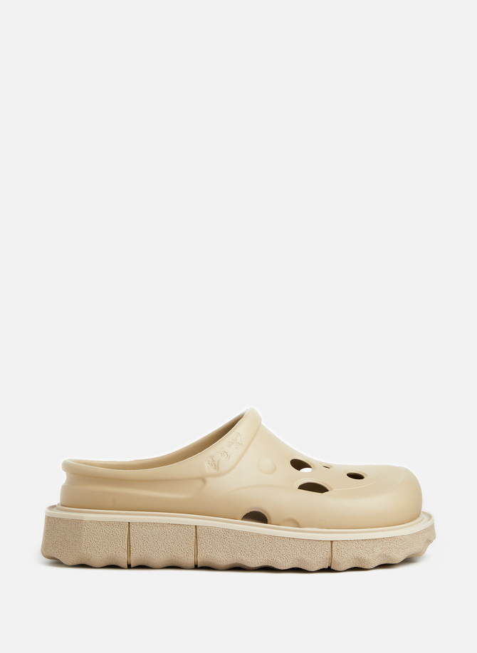 Spongesole Meteor rubber sandals OFF-WHITE