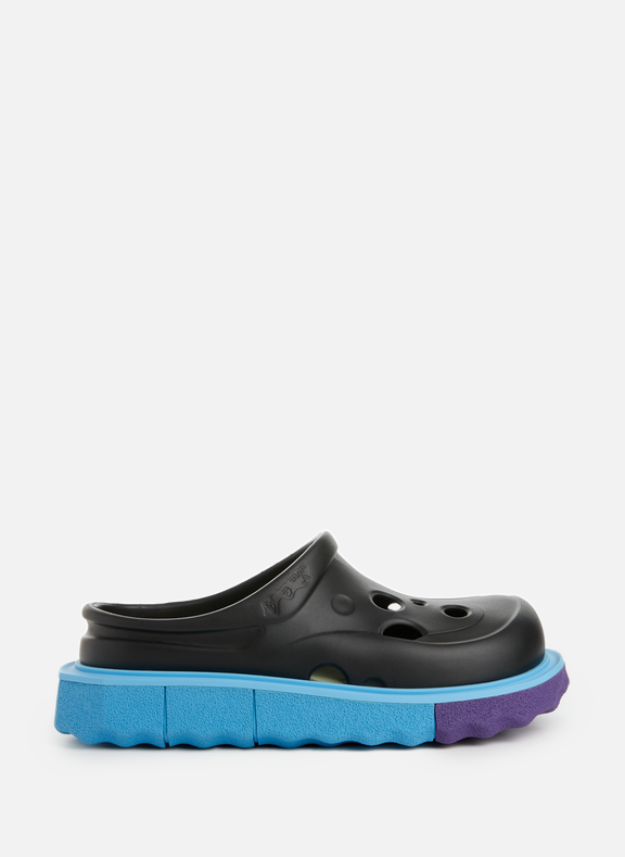 OFF-WHITE Spongesole Meteor slipper sandals Black
