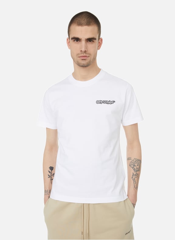 Cotton T-shirt White by OFF WHITE OFF WHITE Cotton T-shirt White