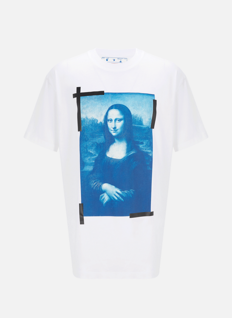 T-shirt Mona Lisa en coton WhiteOFF WHITE 