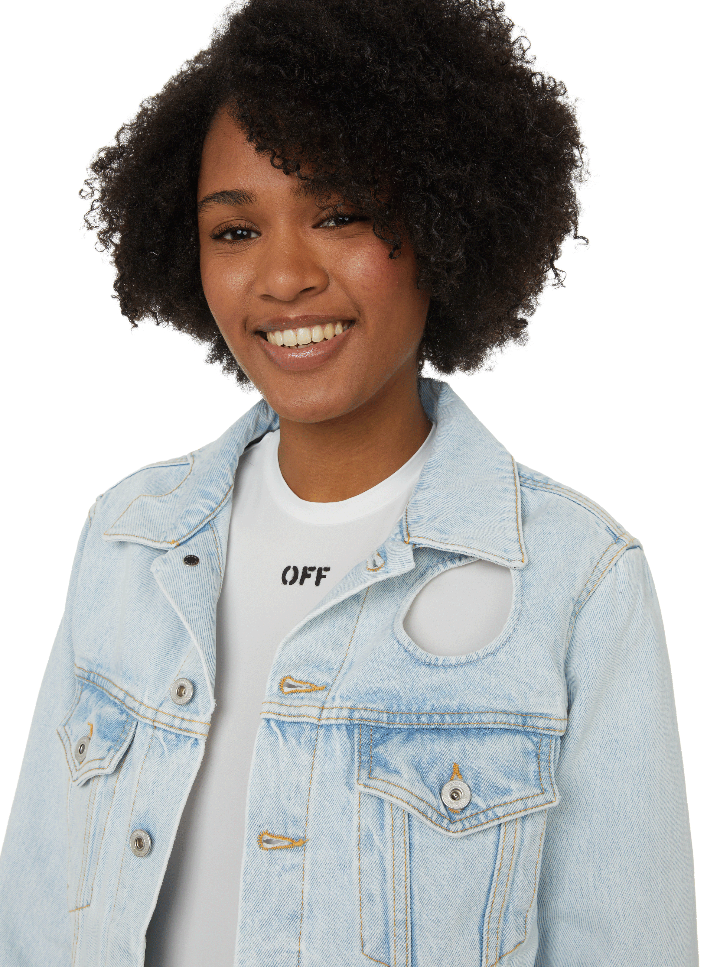 cut off jean jacket womens