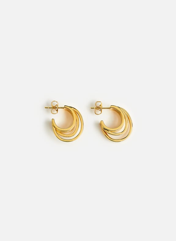 Ito earrings Golden by OKAN STUDIO OKAN STUDIO Ito earrings Golden