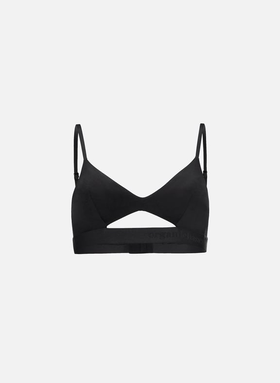 Bralette in Lyocell Tencel Black by ORGANIC BASICS ORGANIC BASICS Bralette in Lyocell Tencel Black