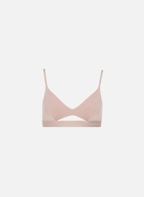 Lyocell triangle bra top Pink by ORGANIC BASICS ORGANIC BASICS Lyocell triangle bra top Pink