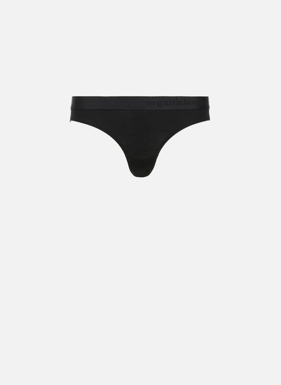 Pack of two Lyocell blend Bikini Briefs Black by ORGANIC BASICS ORGANIC BASICS Pack of two Lyocell blend Bikini Briefs Black