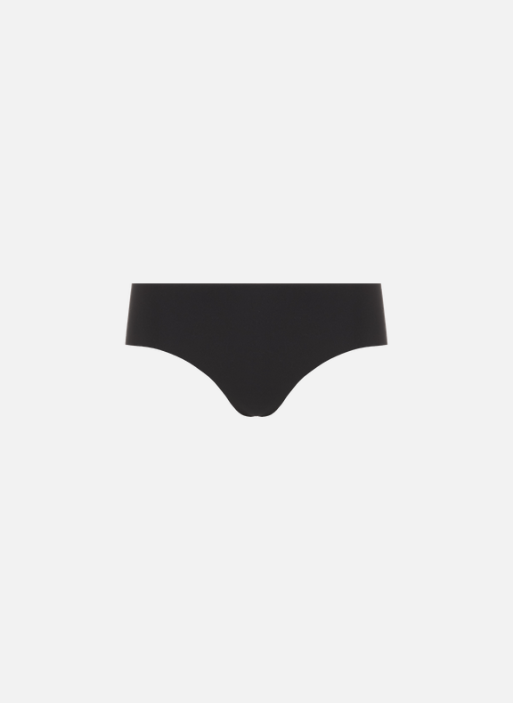 ORGANIC BASICS Pack of two Cheeky invisible thongs Black