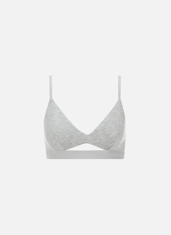 Lyocell triangle bra top Grey by ORGANIC BASICS ORGANIC BASICS Lyocell triangle bra top Grey