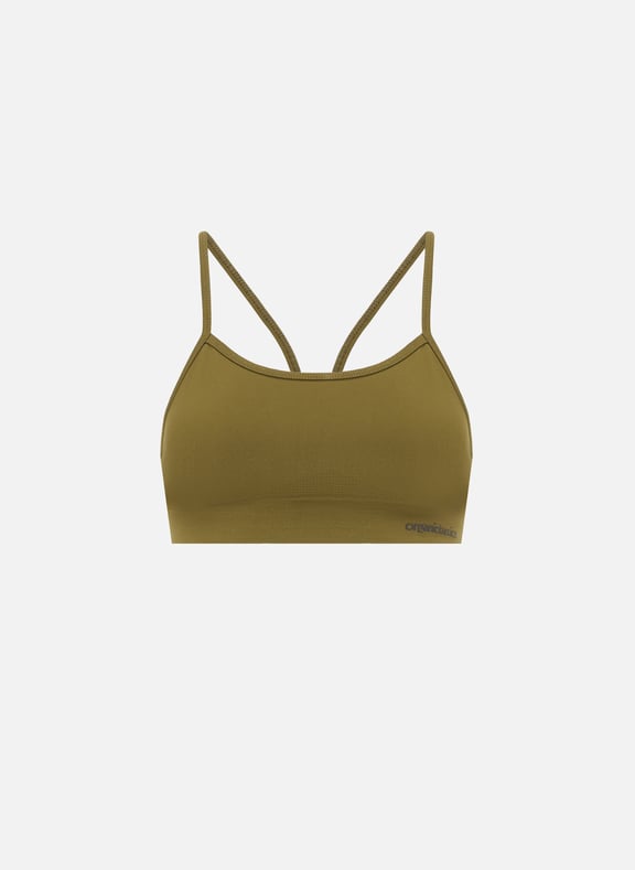 Nylon-blend bra Green by ORGANIC BASICS ORGANIC BASICS Nylon-blend bra Green