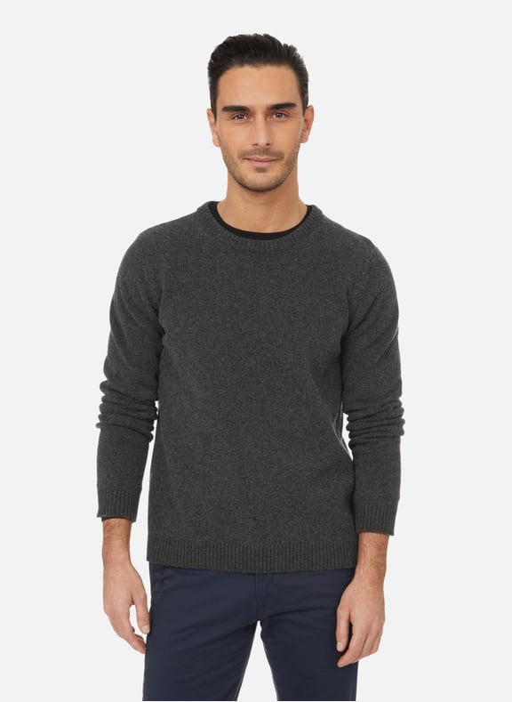 Recycled wool jumper Brown by ORGANIC BASICS ORGANIC BASICS Recycled wool jumper Brown