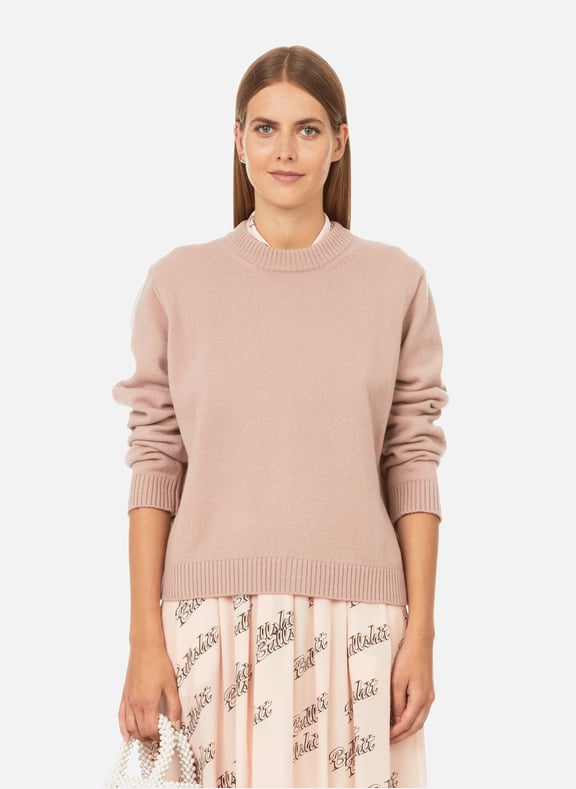 Recycled wool jumper Pink by ORGANIC BASICS ORGANIC BASICS Recycled wool jumper Pink