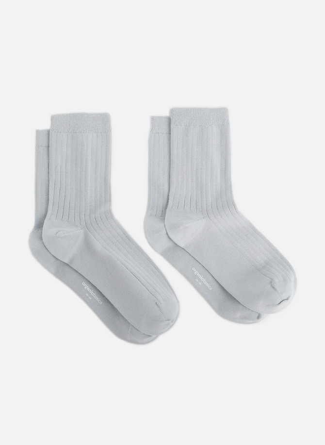 Set of two organic cotton socks ORGANIC BASICS