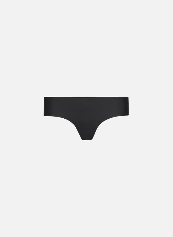 Set of two Invisible Cheeky thongs in recycled nylon Black by ORGANIC BASICS ORGANIC BASICS Set of two Invisible Cheeky thongs in recycled nylon Black