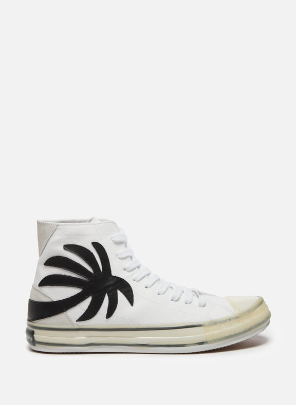 Palm Vulcanized high-top sneakers White by PALM ANGELS PALM ANGELS Palm Vulcanized high-top sneakers White