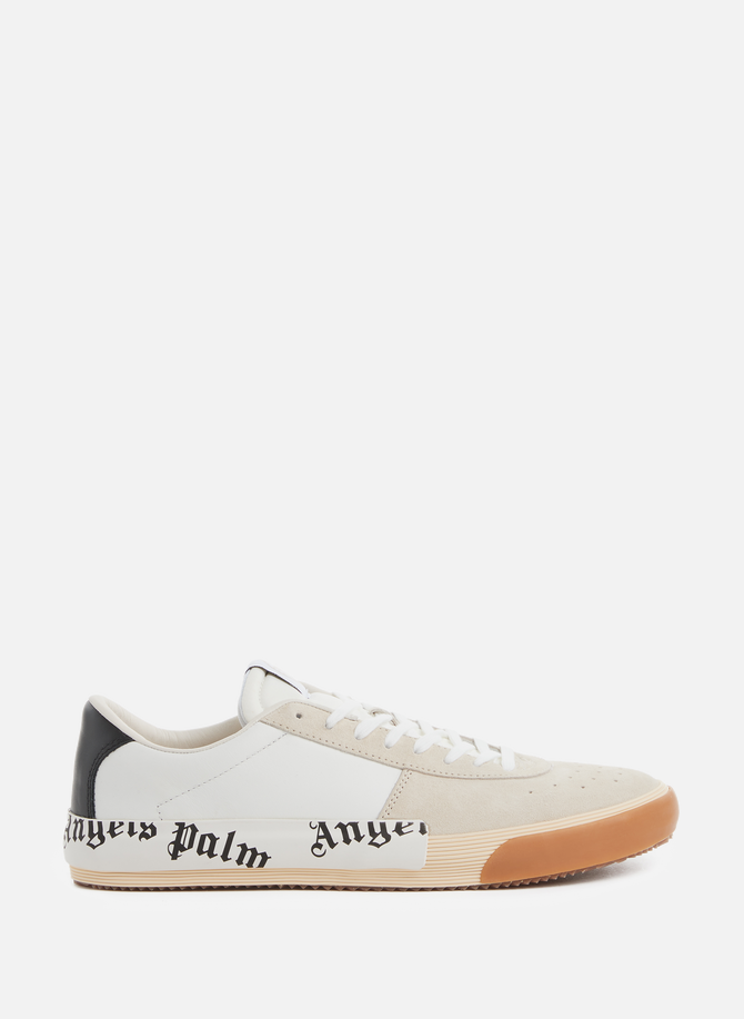 New Vulcanized leather and cotton sneakers PALM ANGELS