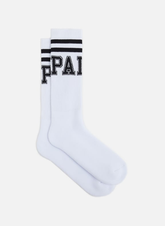Logo socks White by PALM ANGELS PALM ANGELS Logo socks White