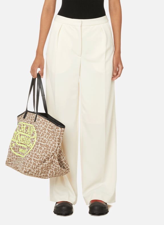 Palm Angels x Missoni wide-leg trousers White by PALM ANGELS PALM ANGELS Palm Angels x Missoni wide-leg trousers White