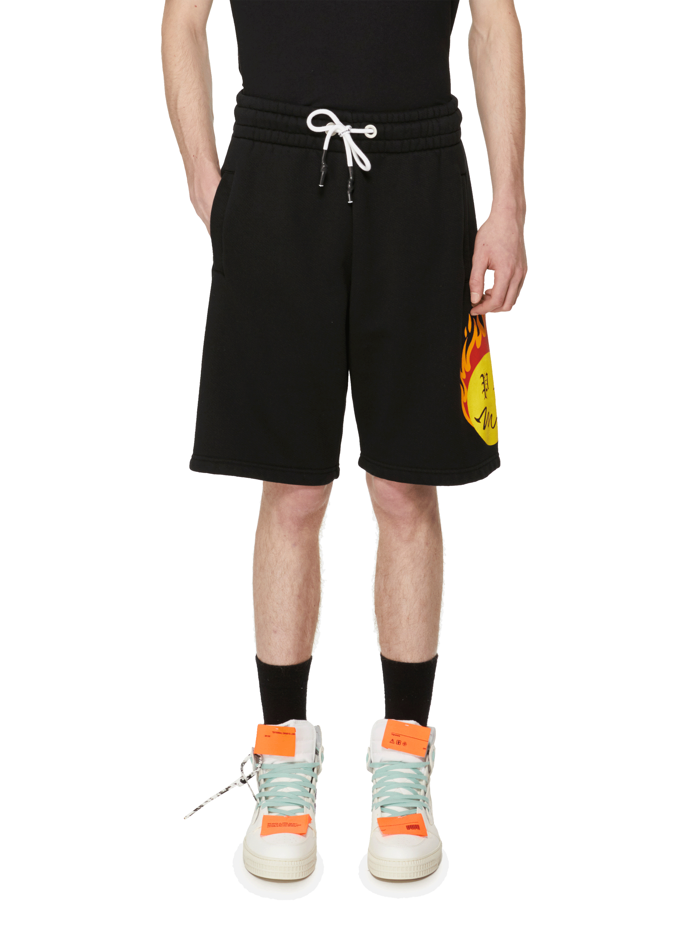 BURNING HEAD SHORTS - PALM ANGELS for MEN | Printemps.com