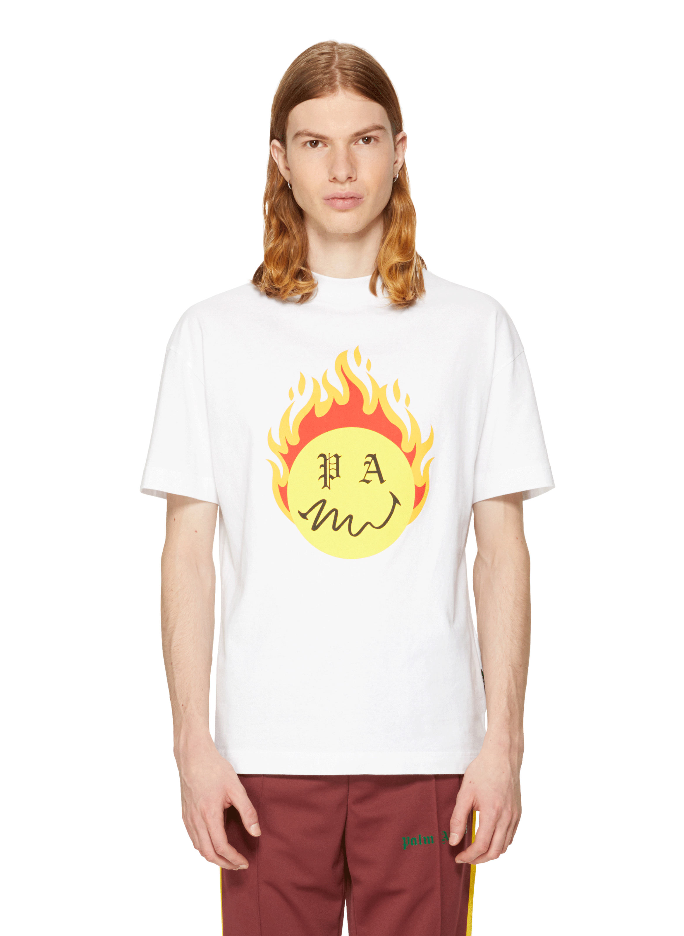 BURNING HEAD T-SHIRT - PALM ANGELS for 