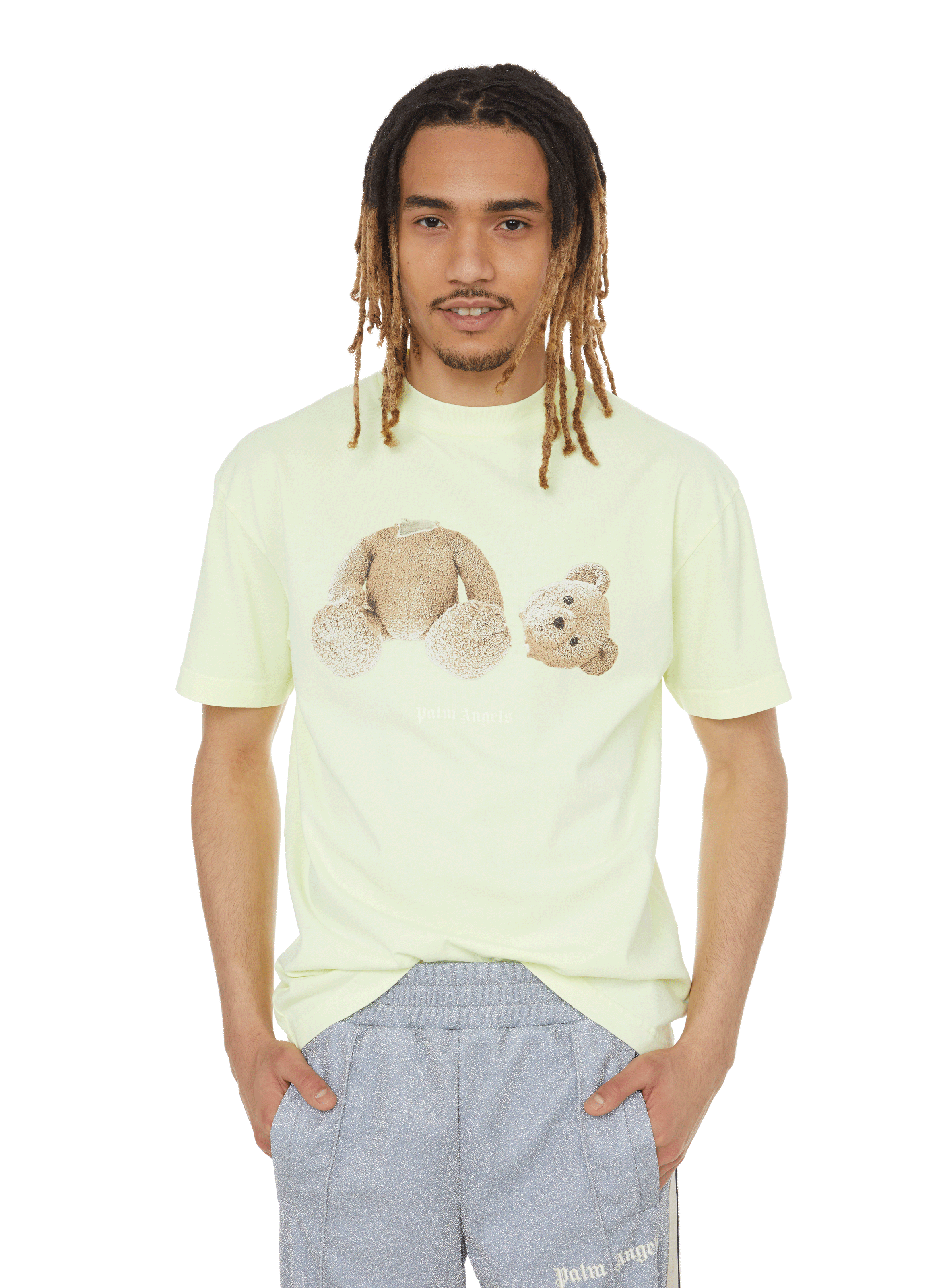 SHORT T-SHIRT WITH LOGO - PALM ANGELS 