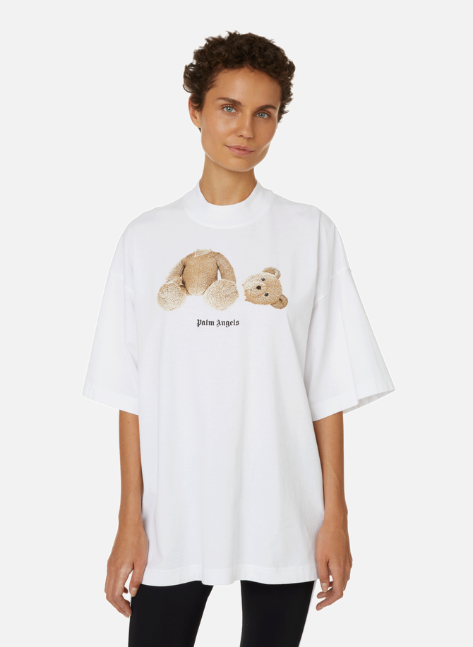 PA Bear oversized cotton T-shirt PALM ANGELS