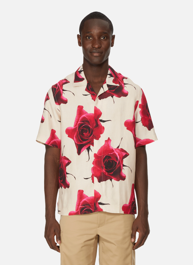 Printed linen-blend shirt PAUL SMITH