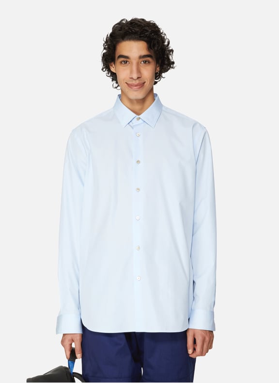 Fitted cotton shirt Blue by PAUL SMITH PAUL SMITH Fitted cotton shirt Blue